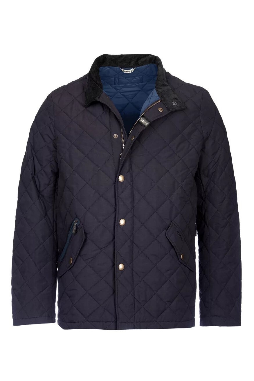 Barbour Shoveler Quilted Jacket navy Walkerville Mercantile Ltd