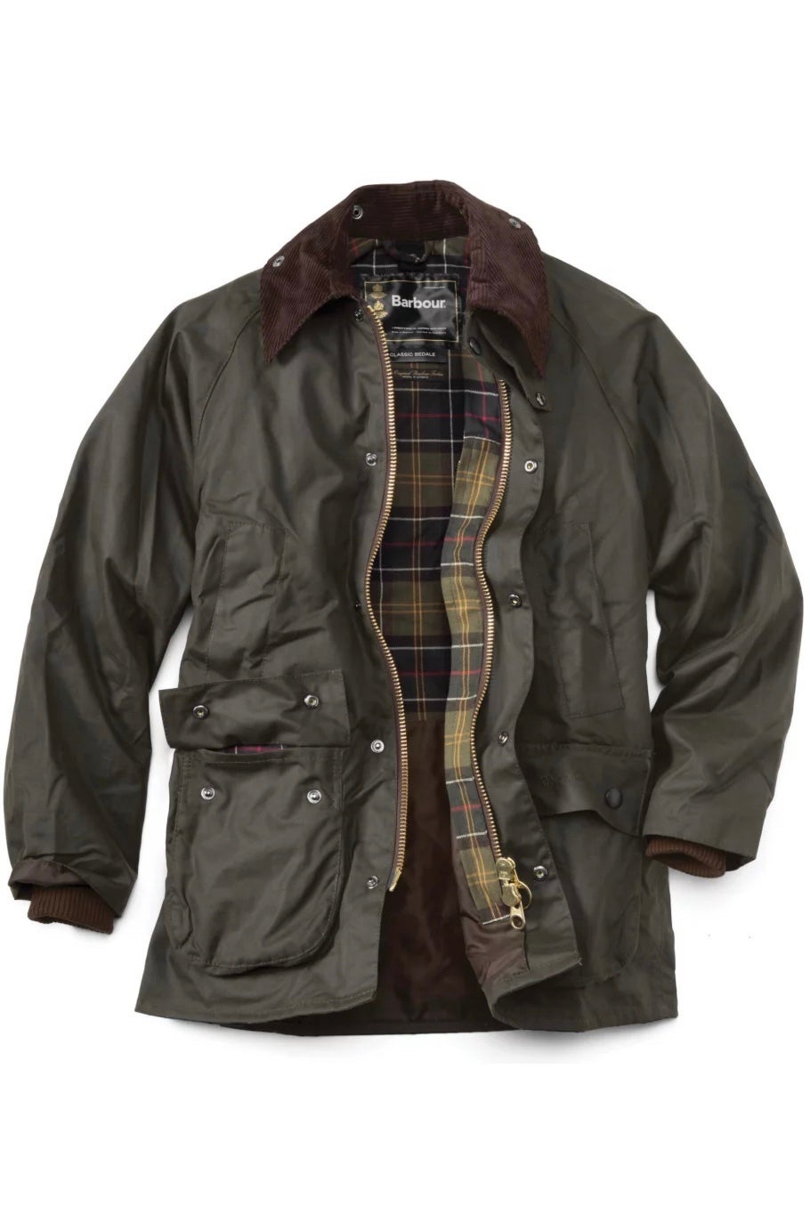 Barbour Bedale Classic Wax Jacket Olive Walkerville Mercantile Ltd